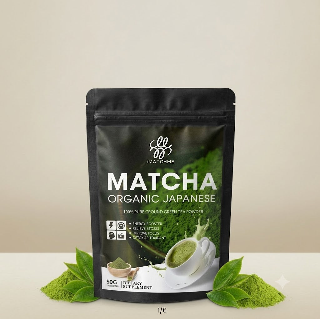 Organic Matcha Supplement - Daily Wellness Formula for Energy, Immunity & Digestive Health